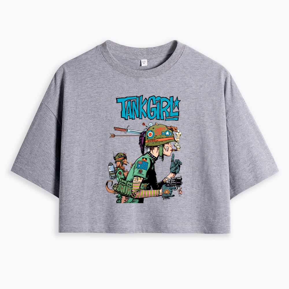 Punk Girl Cropped T-Shirt
