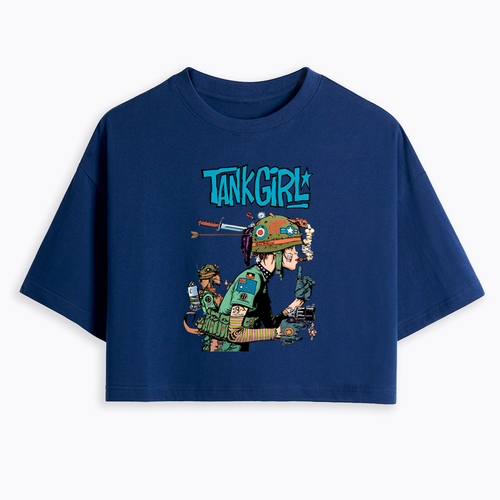 Punk Girl Cropped T-Shirt