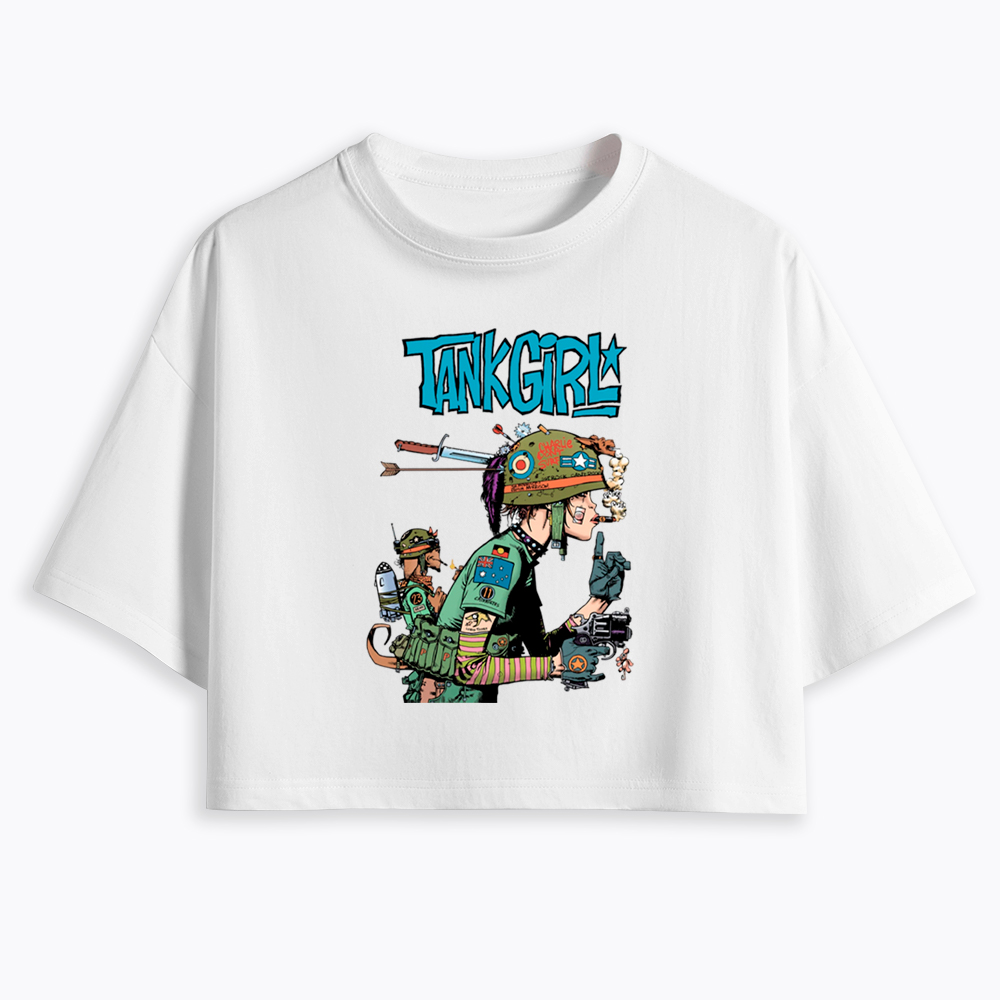 Punk Girl Cropped T-Shirt