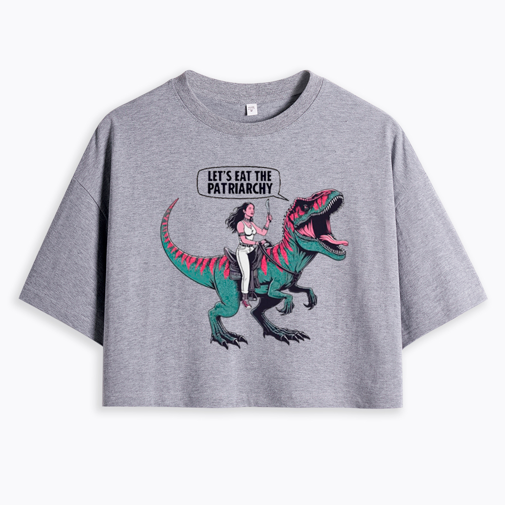 Eat The Patriarchy Cropped T-Shirt