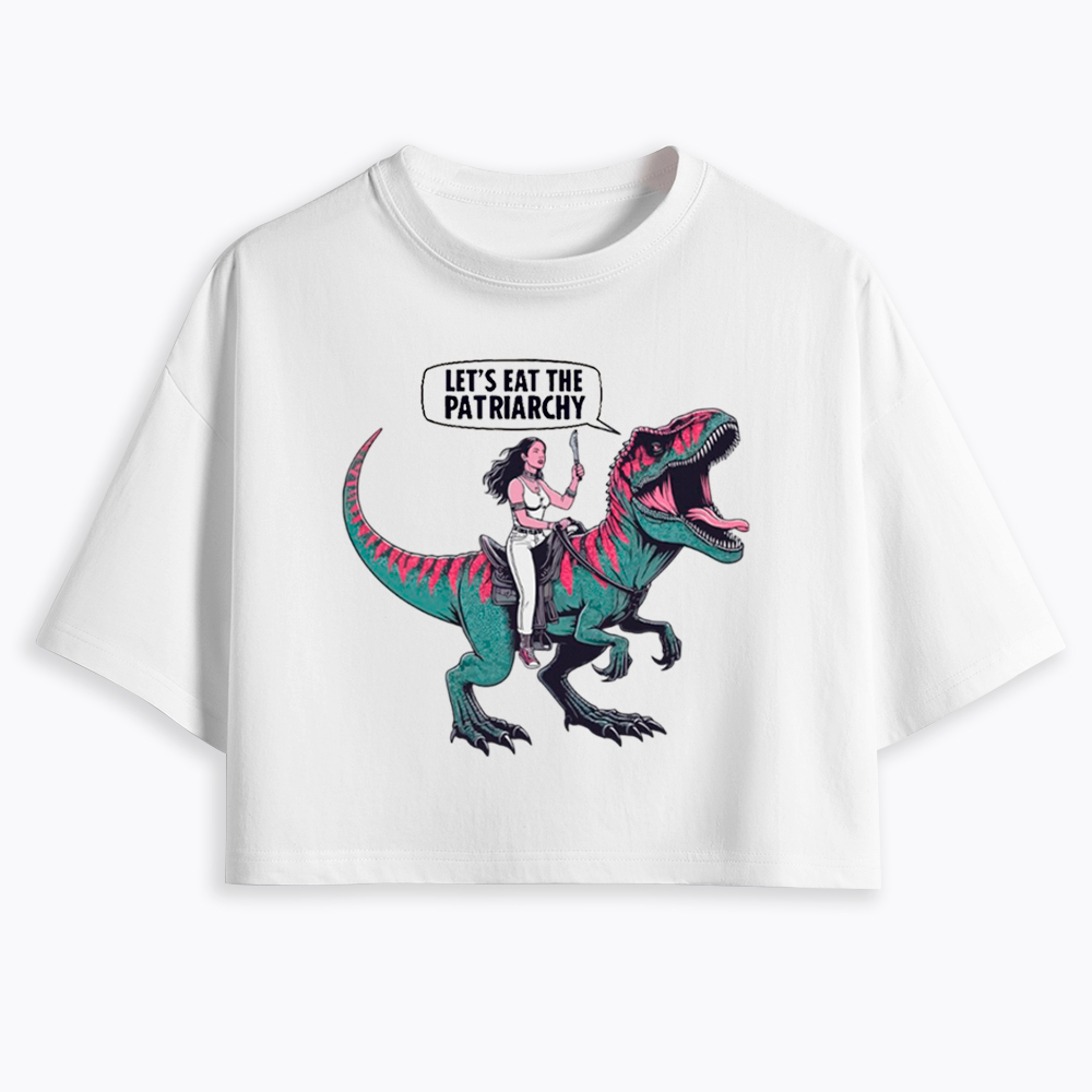 Eat The Patriarchy Cropped T-Shirt