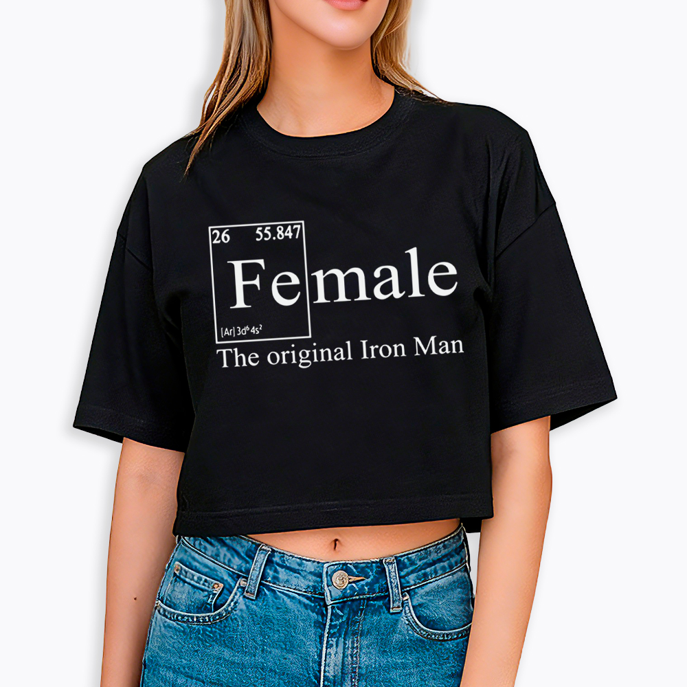 Geek Feminism Cropped T-Shirt