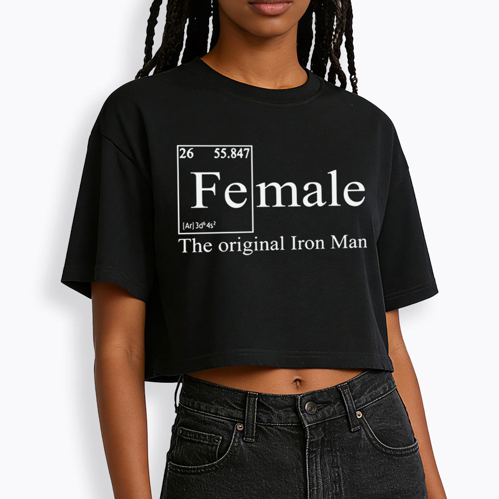 Geek Feminism Cropped T-Shirt