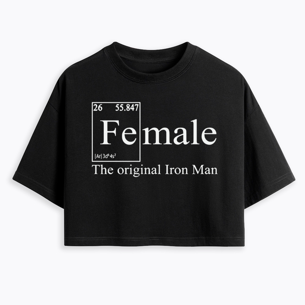 Geek Feminism Cropped T-Shirt