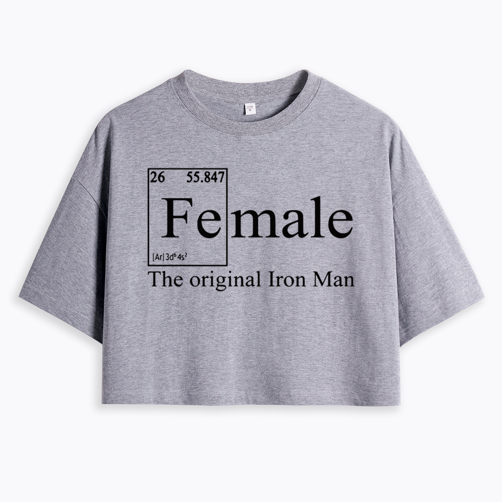 Geek Feminism Cropped T-Shirt