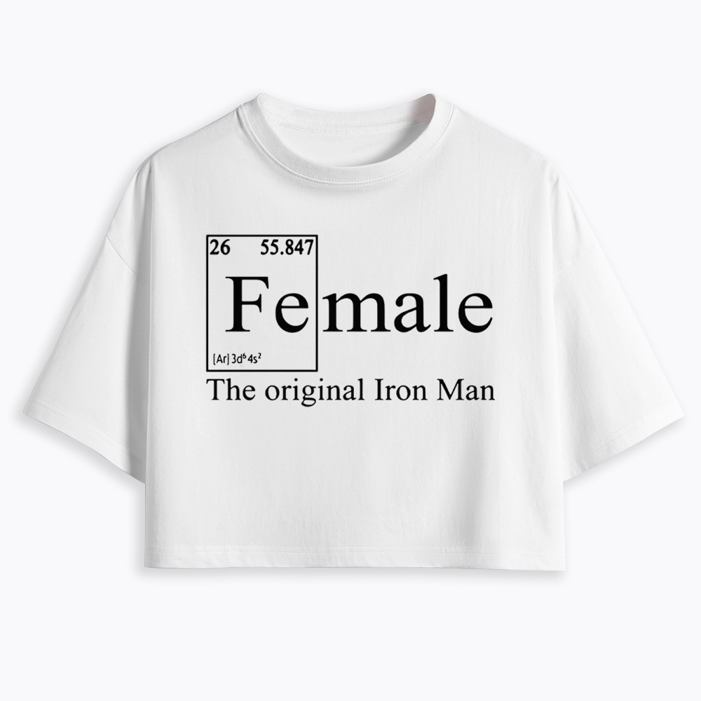 Geek Feminism Cropped T-Shirt