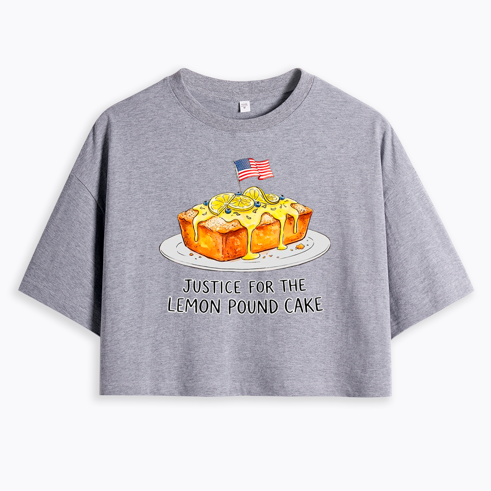 Lemon Pound Cake Cropped T-Shirt