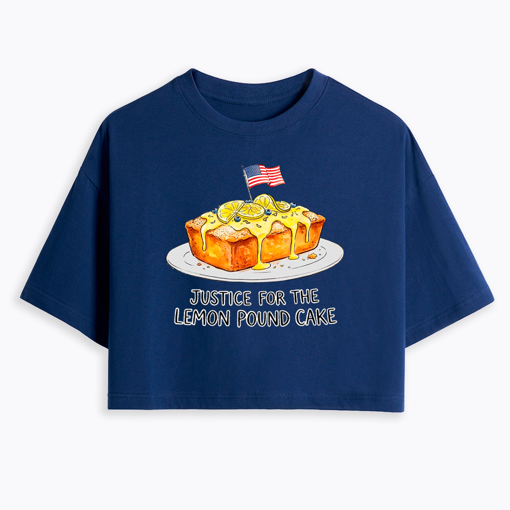 Lemon Pound Cake Cropped T-Shirt