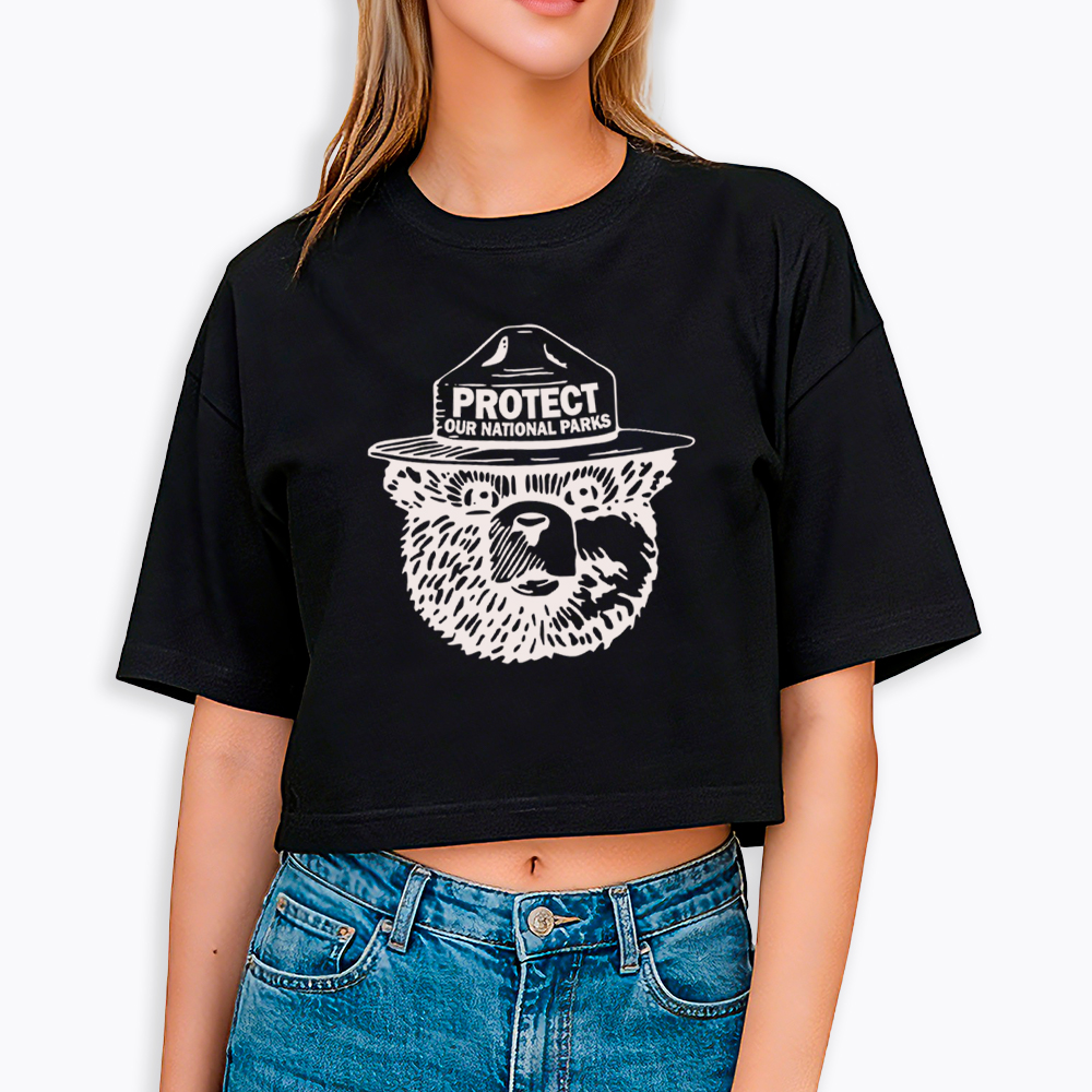 Protect Our Parks Cropped T-Shirt