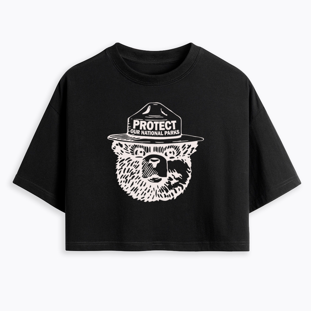 Protect Our Parks Cropped T-Shirt