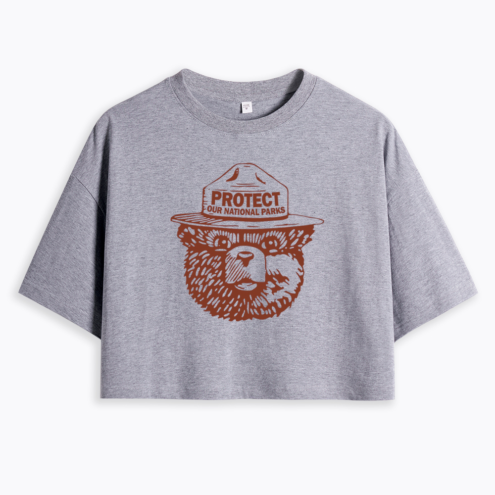 Protect Our Parks Cropped T-Shirt