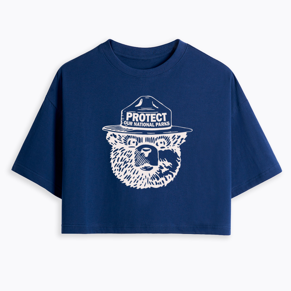 Protect Our Parks Cropped T-Shirt