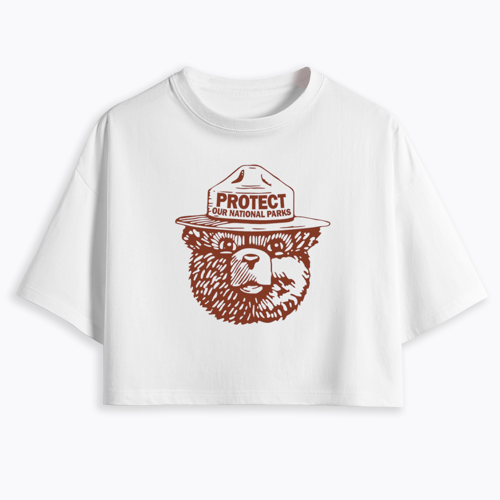 Protect Our Parks Cropped T-Shirt