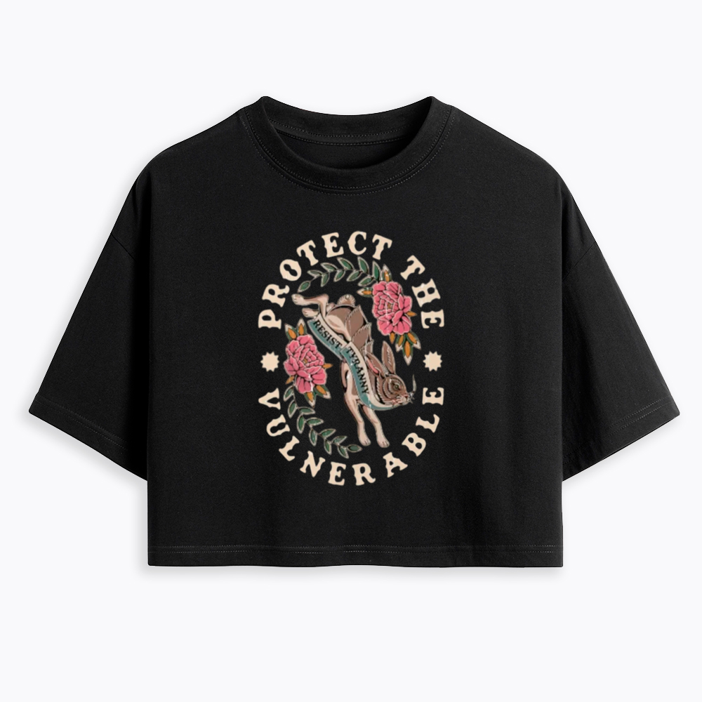 Protect The Vulnerable Cropped T-Shirt