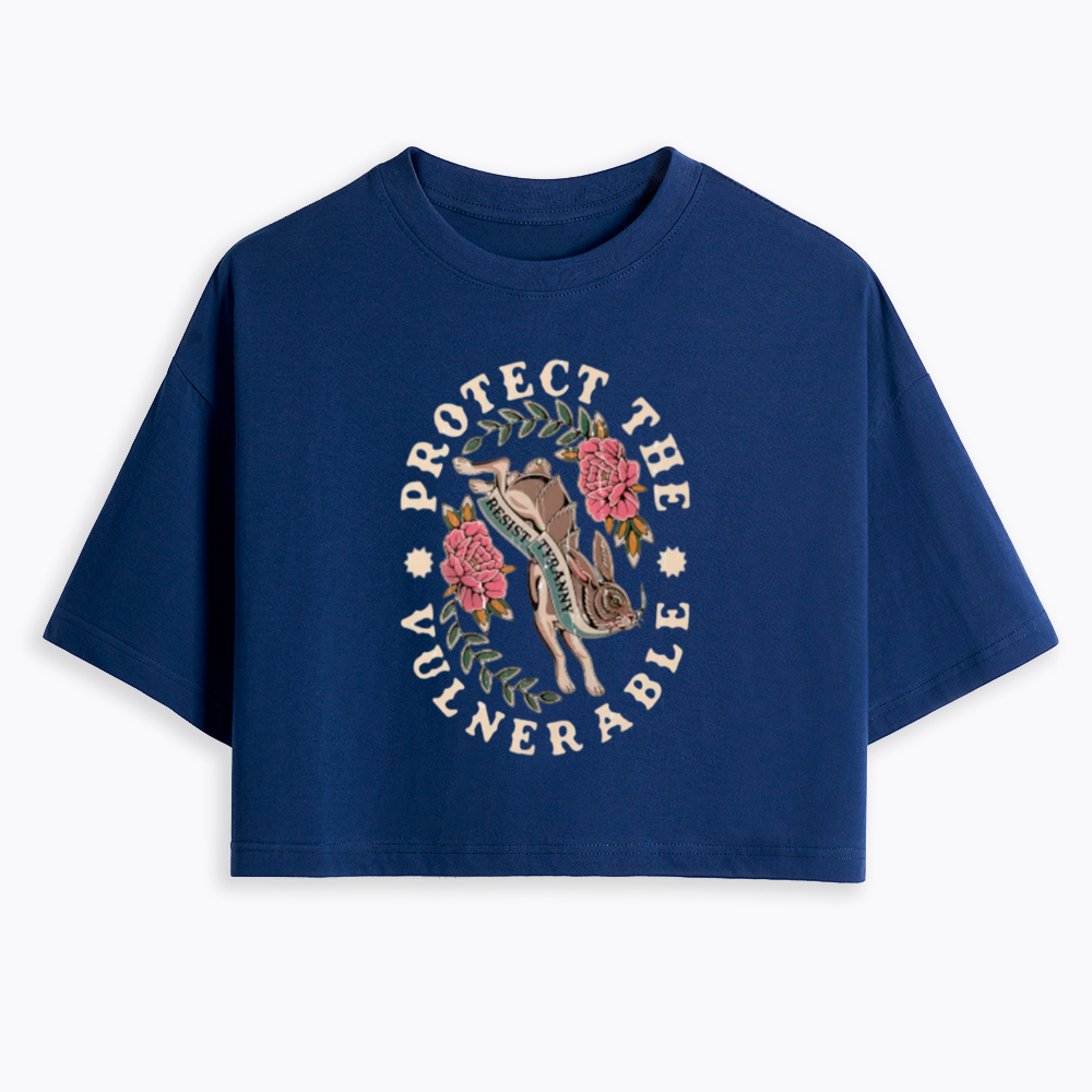 Protect The Vulnerable Cropped T-Shirt
