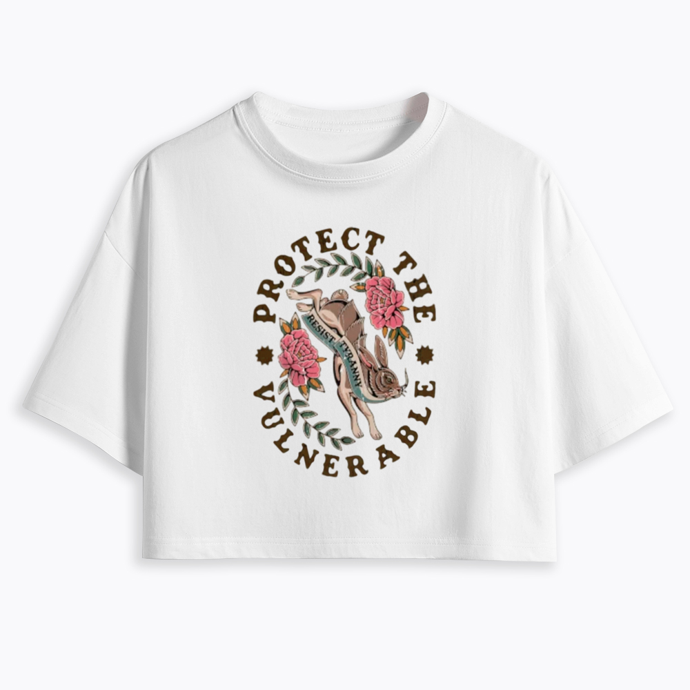 Protect The Vulnerable Cropped T-Shirt