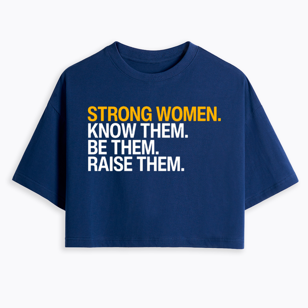 Strong Women Cropped T-Shirt