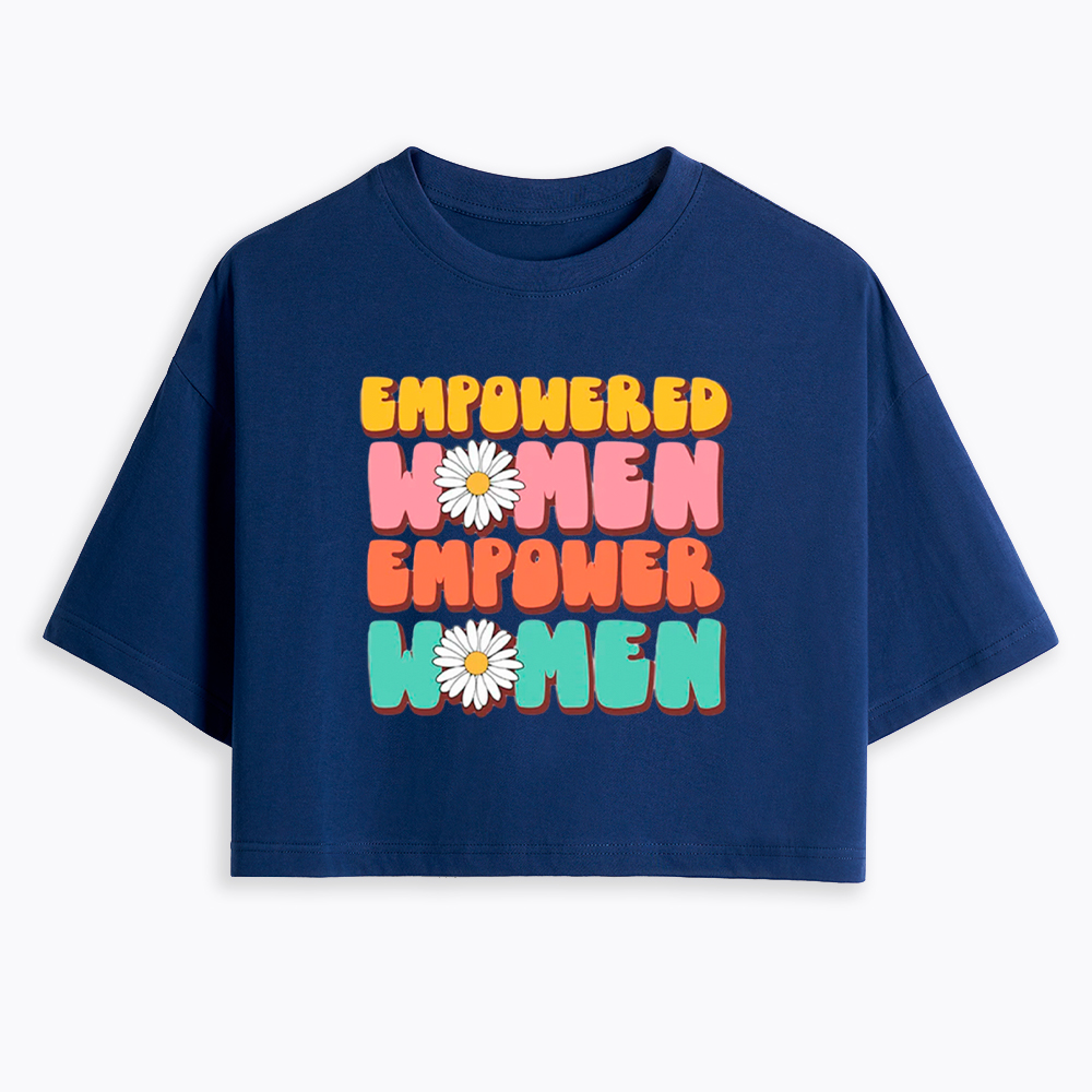 Empowered Women Feminist Equal Rights Cropped T-Shirt