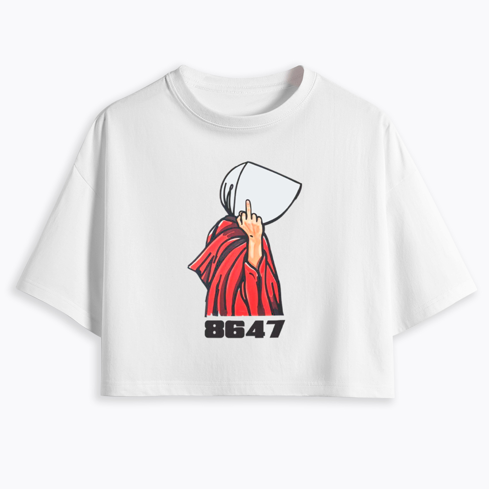 Pro Choice Protest Cropped T-Shirt
