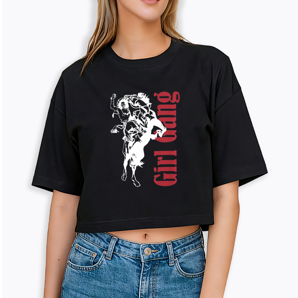 Girl Gang Cropped T-Shirt