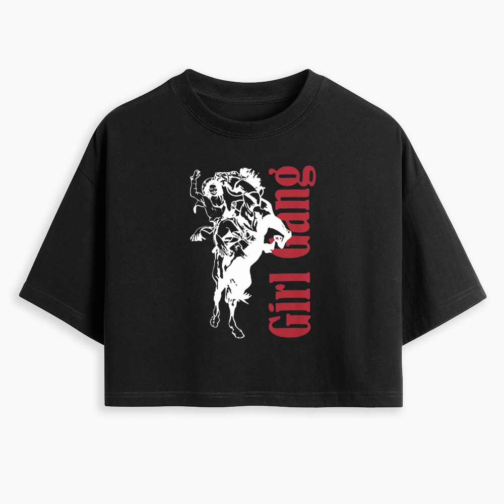 Girl Gang Cropped T-Shirt
