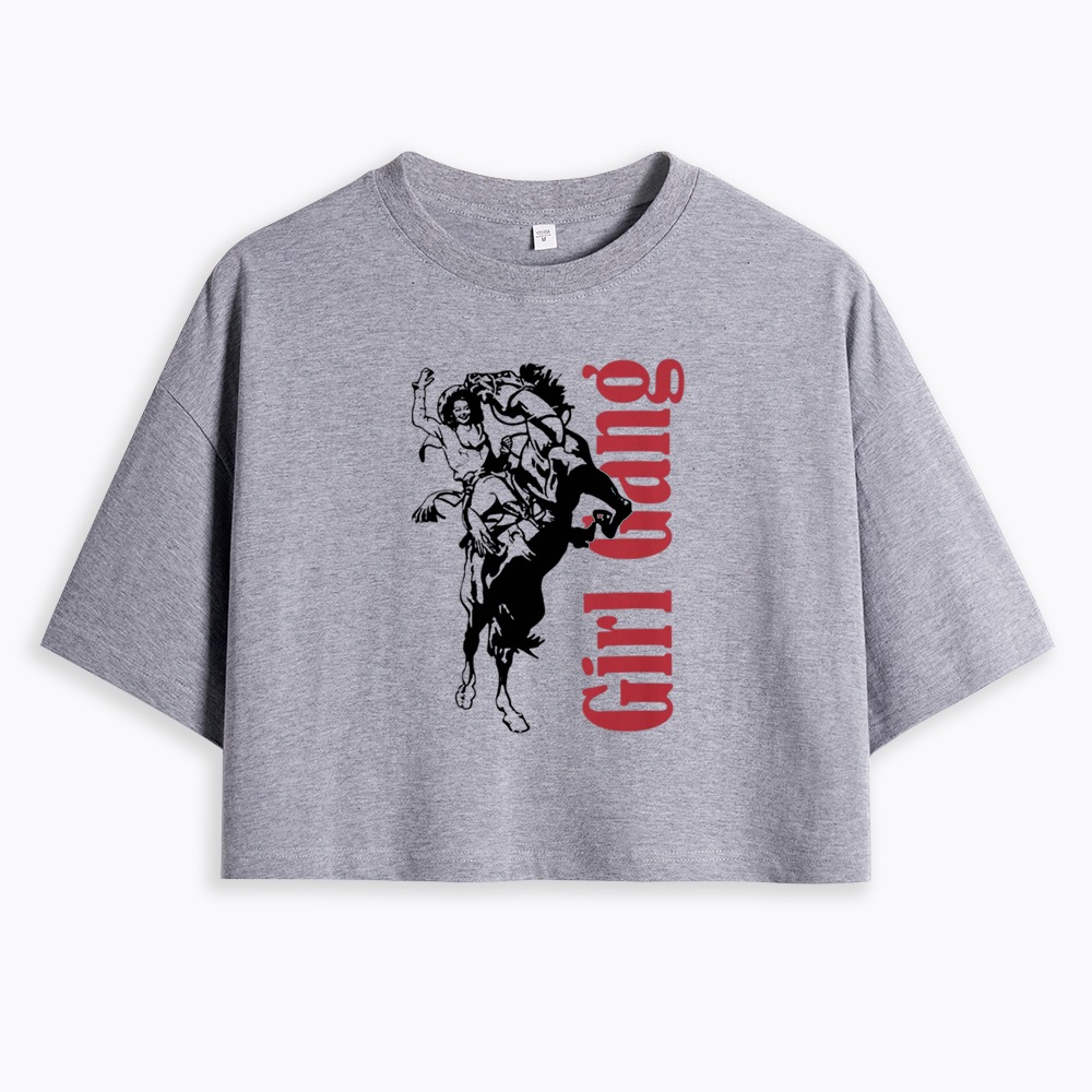 Girl Gang Cropped T-Shirt