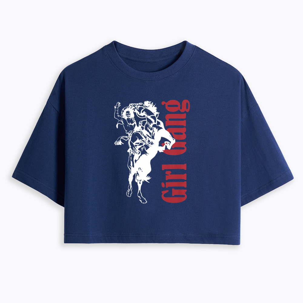 Girl Gang Cropped T-Shirt