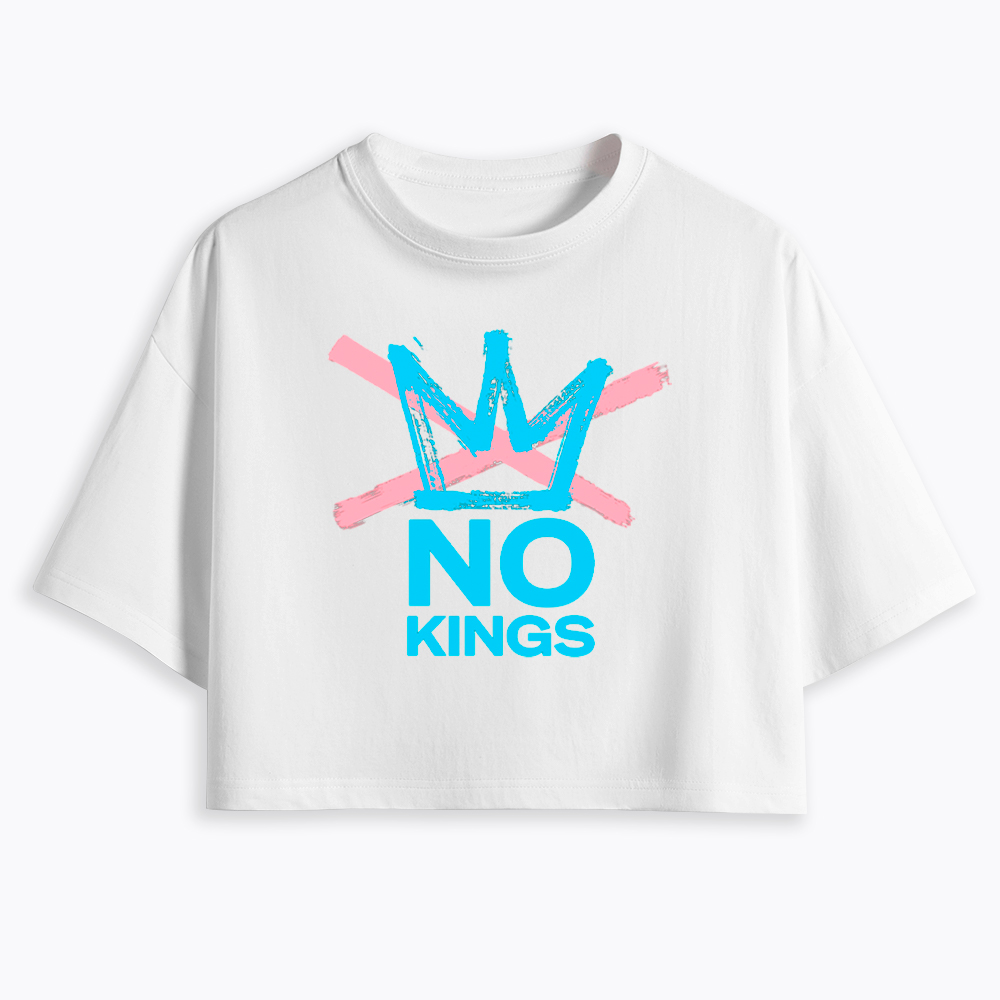 NO KINGS Cropped T-Shirt