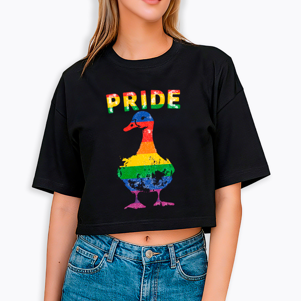 Pride Goose Cropped T-Shirt