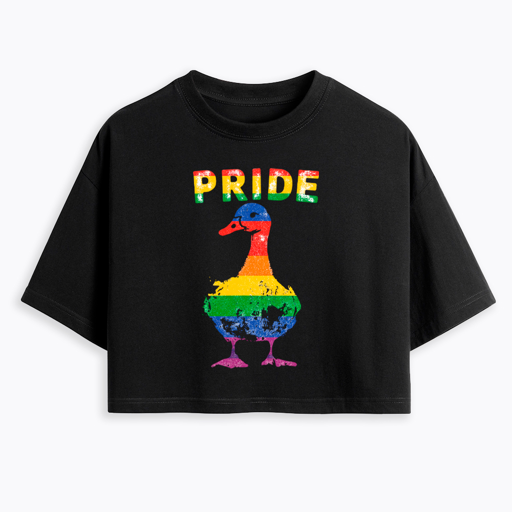 Pride Goose Cropped T-Shirt