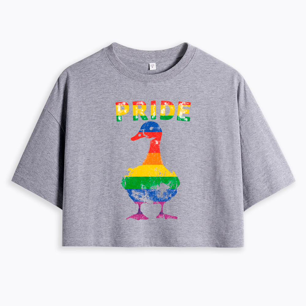 Pride Goose Cropped T-Shirt