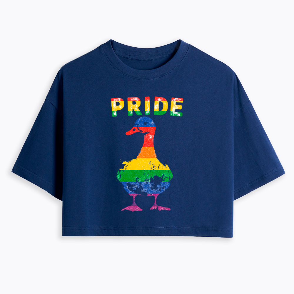 Pride Goose Cropped T-Shirt