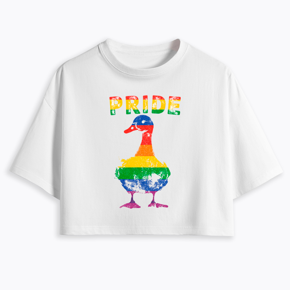 Pride Goose Cropped T-Shirt