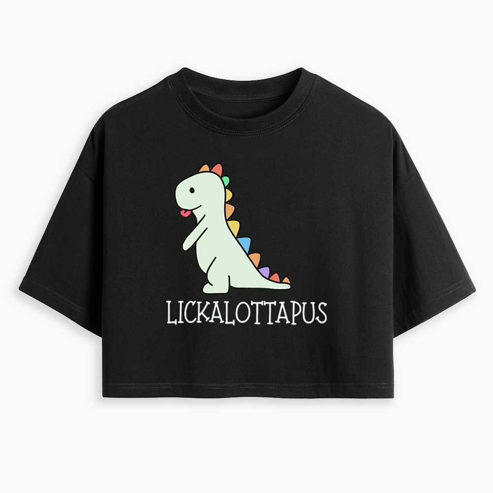Lickalottapus Cropped T-Shirt