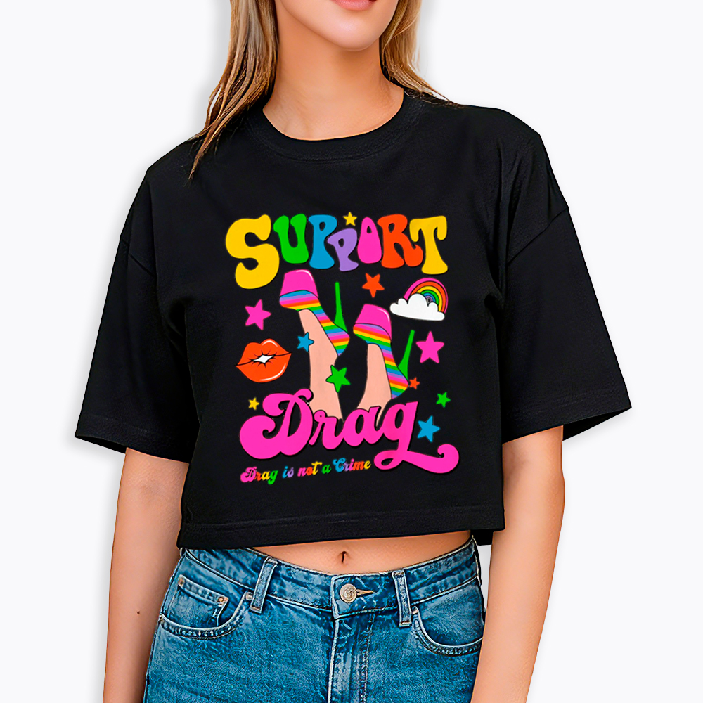 Support Drag Cropped T-Shirt