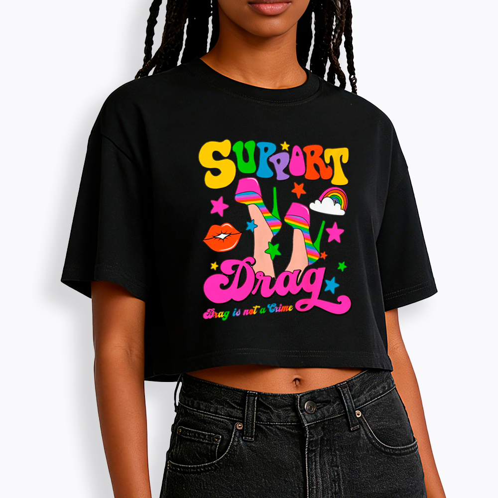 Support Drag Cropped T-Shirt