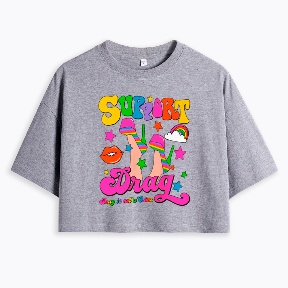 Support Drag Cropped T-Shirt