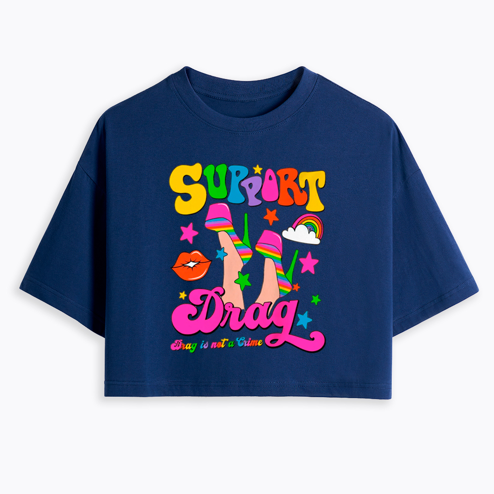Support Drag Cropped T-Shirt