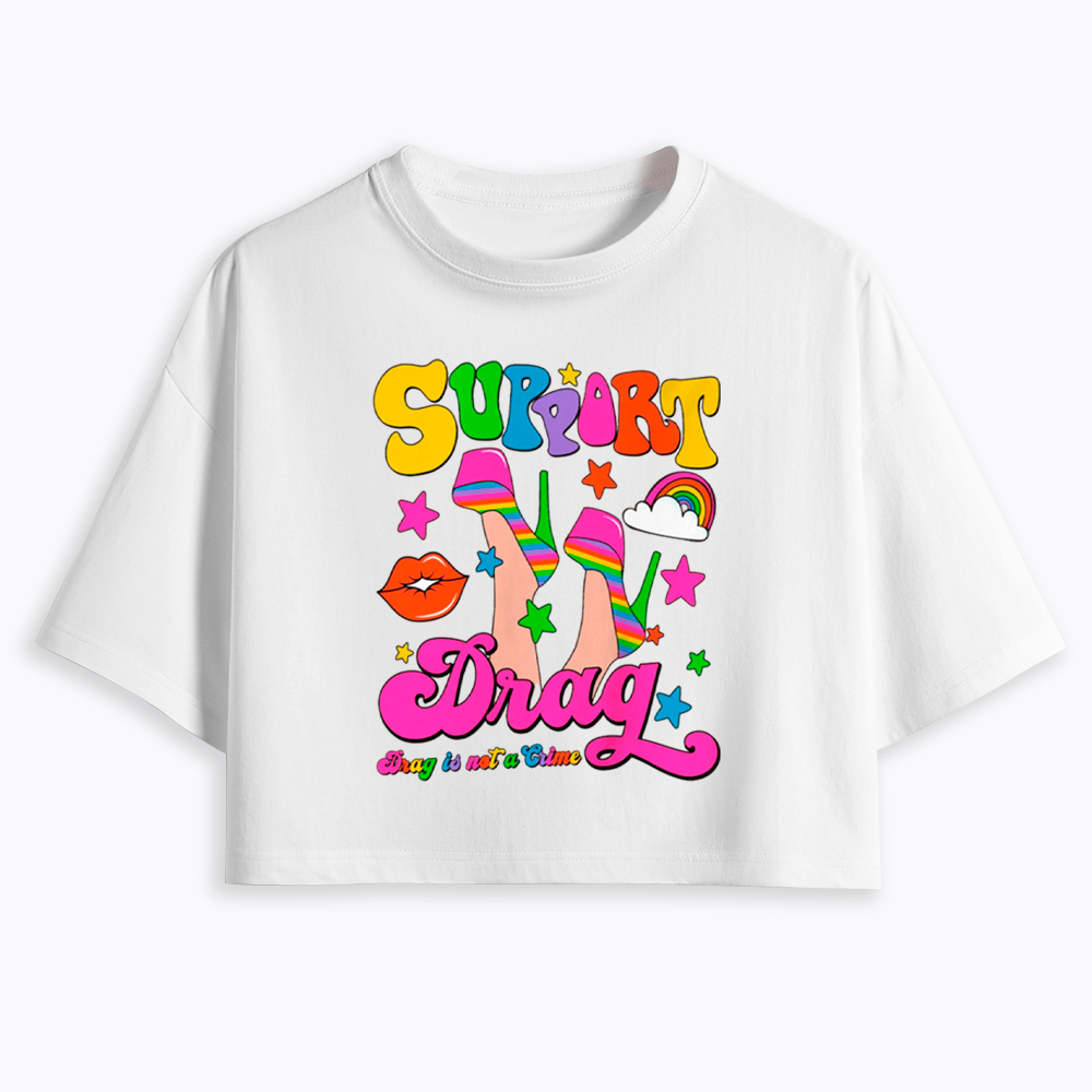 Support Drag Cropped T-Shirt
