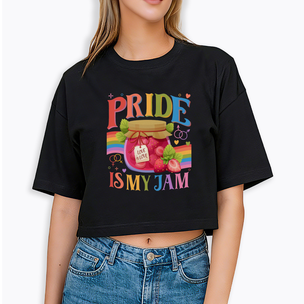 Pride Is My Jam Cropped T-Shirt