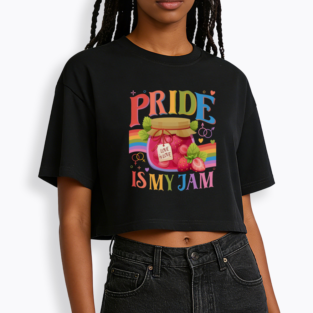 Pride Is My Jam Cropped T-Shirt