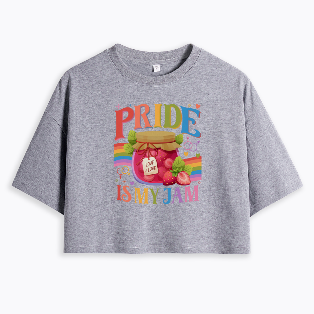 Pride Is My Jam Cropped T-Shirt