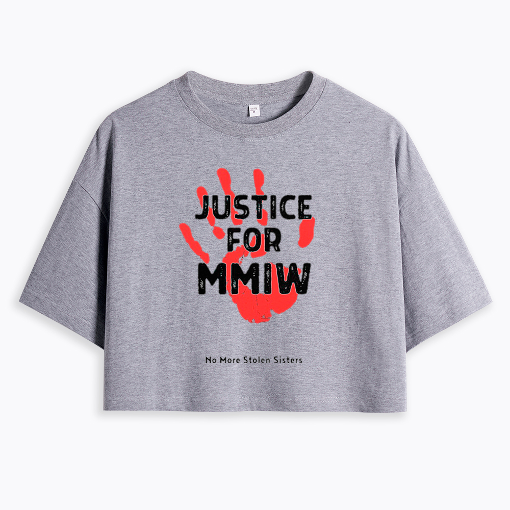 Justice For MMIW Cropped T-Shirt