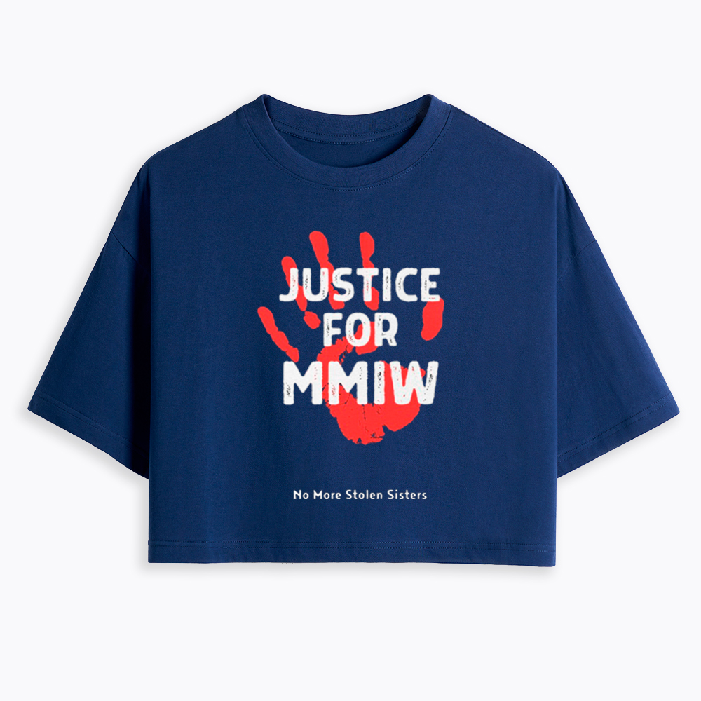 Justice For MMIW Cropped T-Shirt