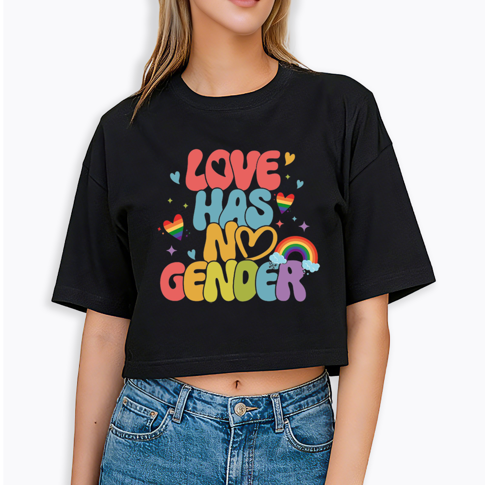 Love Has No Gender Cropped T-Shirt