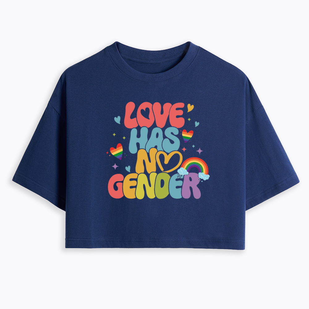 Love Has No Gender Cropped T-Shirt