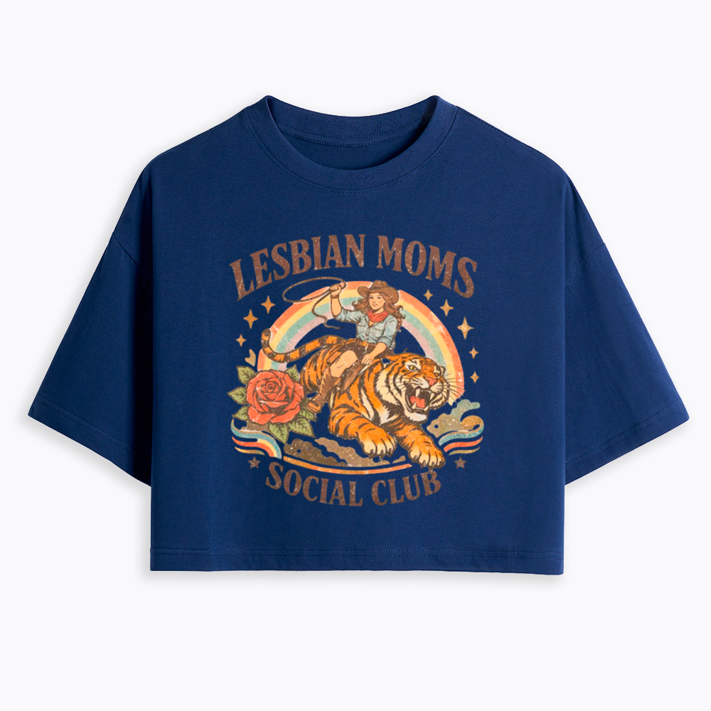 Lesbian Mom Cropped T-Shirt