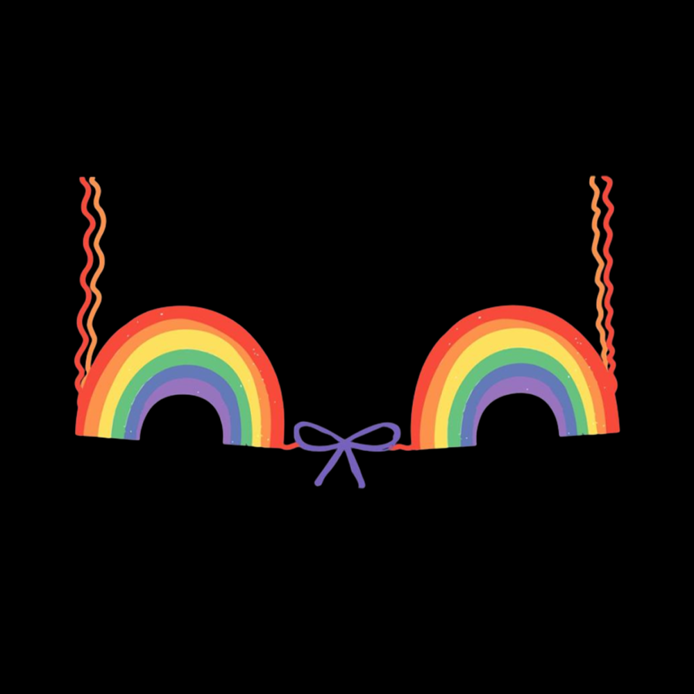 Queer Bra Cropped T-Shirt