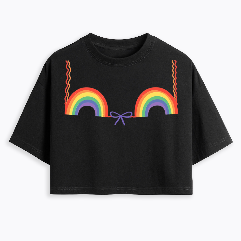 Queer Bra Cropped T-Shirt