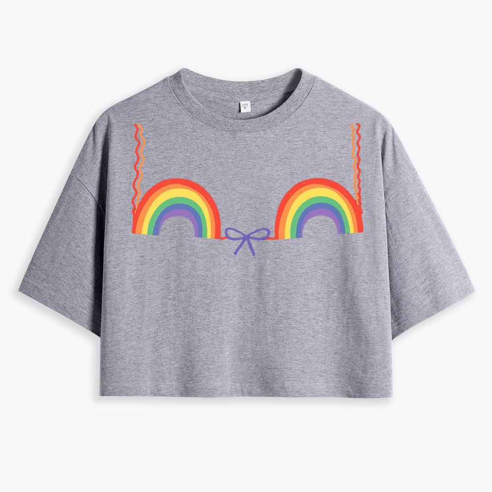 Queer Bra Cropped T-Shirt